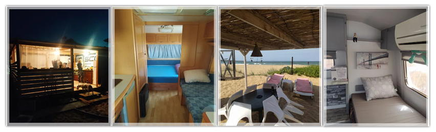 Каравани под наем на къмпинг Градина